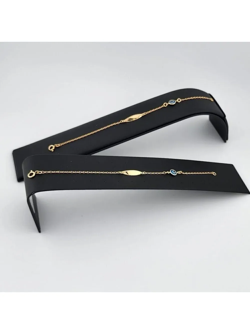 Brand New Brazilian 18k Gold Filled Blue Evil Eye Bracelet